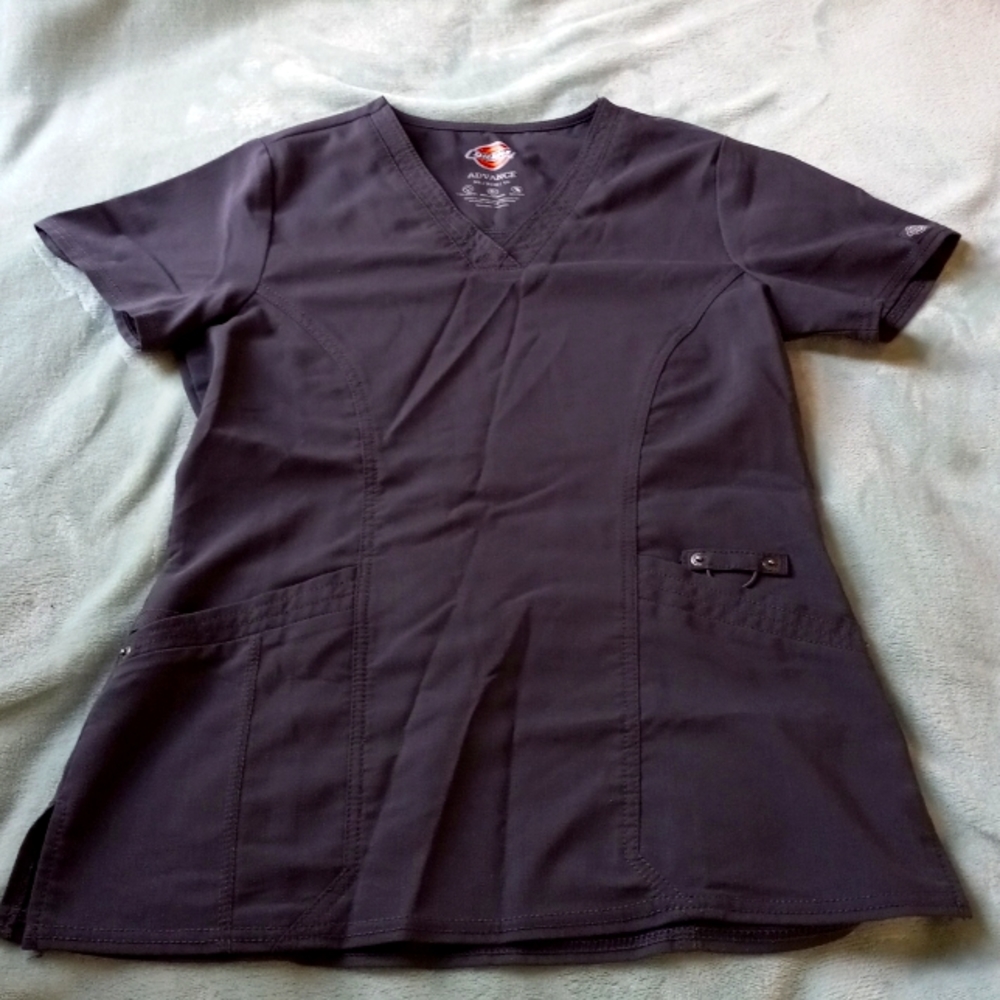 Grey scrub top
